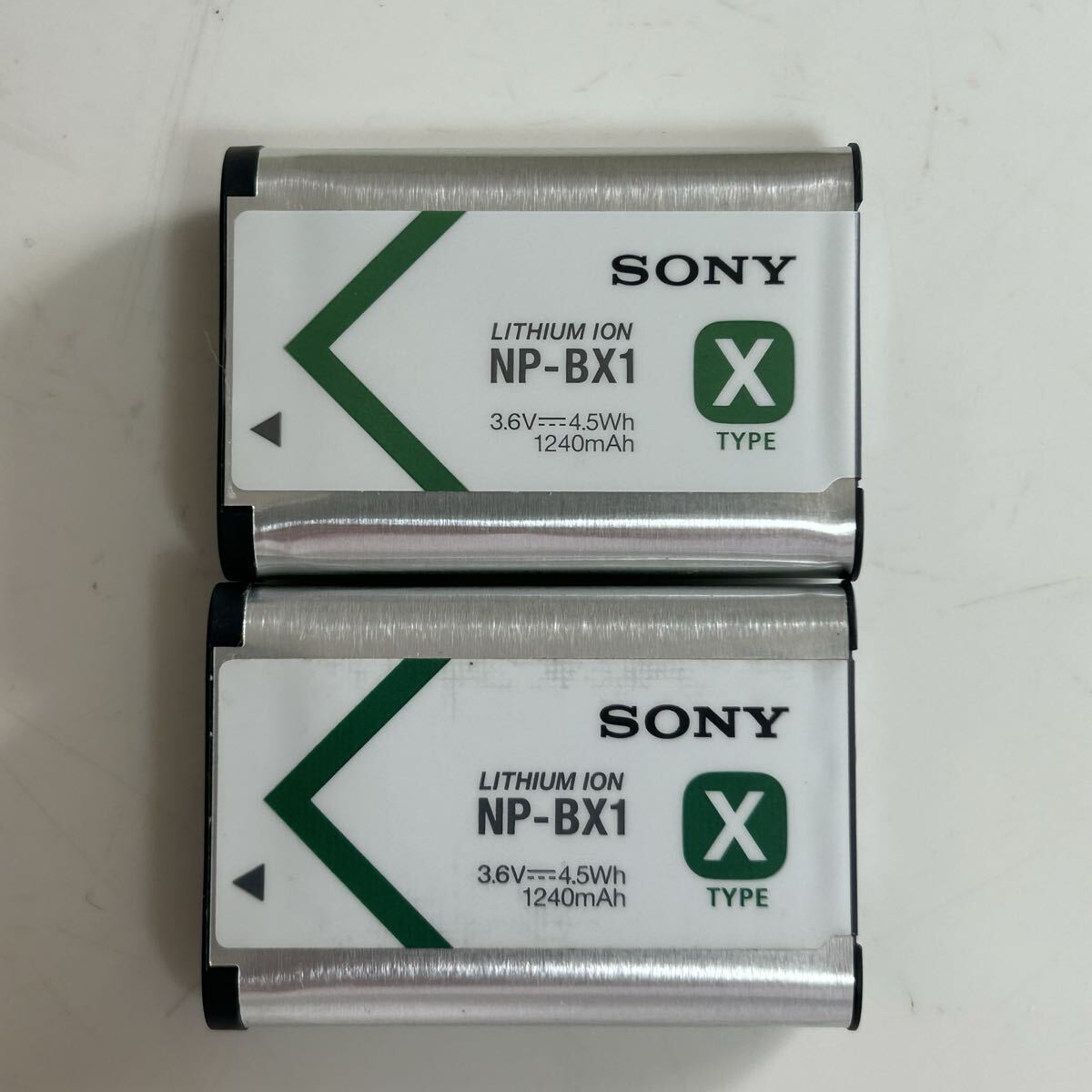 C/残量十分!2個セット【動作確認済】送料無料 匿名配送 返金保証 中古 ソニー sony 純正 NP-BX1 満充電後計測拍卖