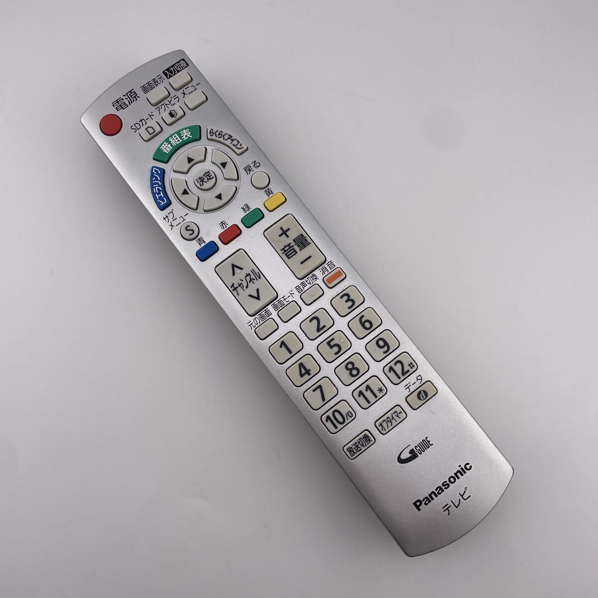 【赤外線動作確認済】送料無料 返金保証 パナソニック テレビリモコン N2QAYB000484 Panasonic拍卖