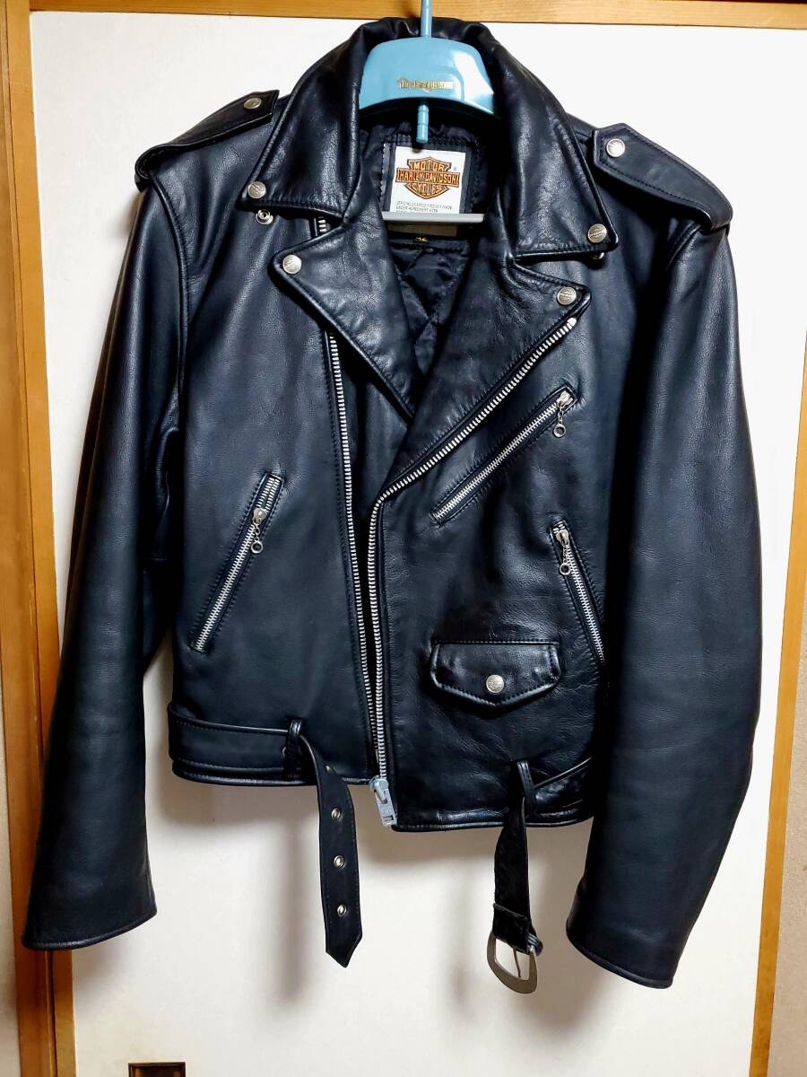 ハーレーダビットソン レザーライダース サイズ42 ブラック拍卖