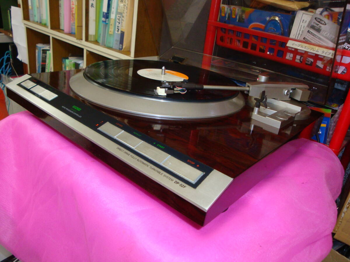 ★☆デノン 高性能 フルオート D.D.ターンテーブル DP-52・F② 完動品 VM型カートリッジ付☆★拍卖