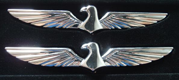 イーグル メッキエンブレム タイプ1 2個入り 送料無料 グレード2拍卖