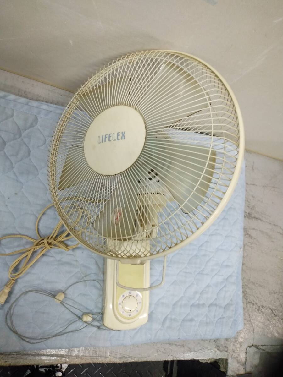 1110-0015 中古★扇風機 昭和レトロ 壁掛け扇風機拍卖