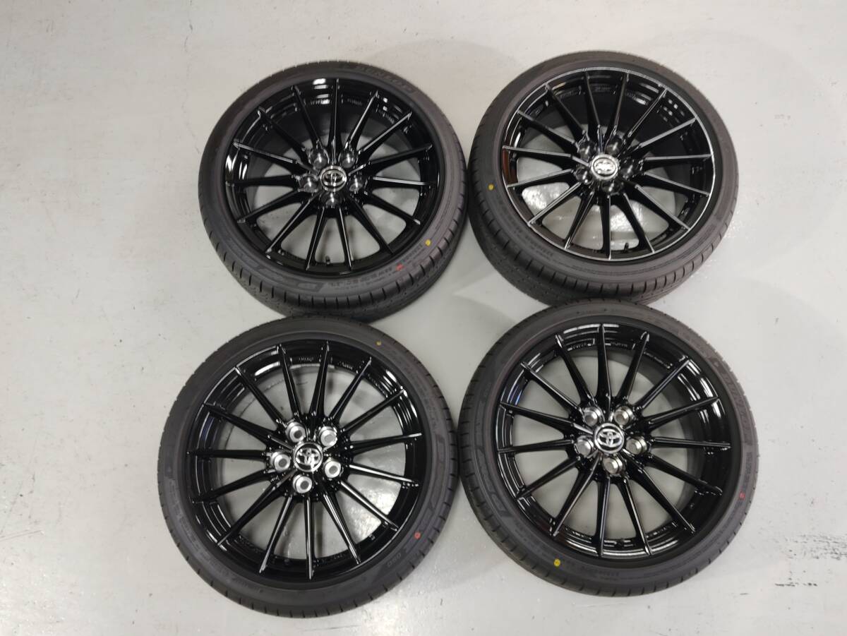 ★GRヤリス14km走行 新車はずし 225/40R18 ダンロップ SP SPORTS MAXX 2025年39週 ENKEI 8J-18 タイヤ ホイールセット★拍卖