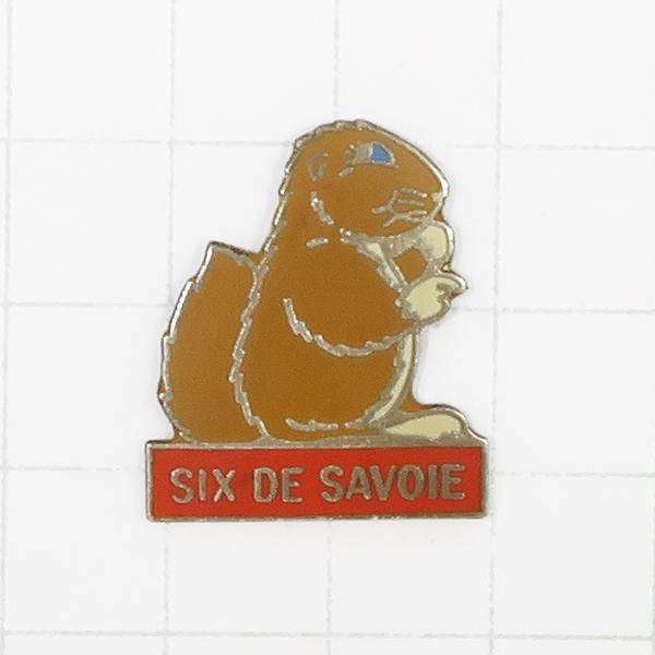★DKG★ PINS ピンズ フランス 雑貨 ピンバッチ ピンバッジ ピンバッヂ P698 SIX DE SAVOIE チーズ リス拍卖