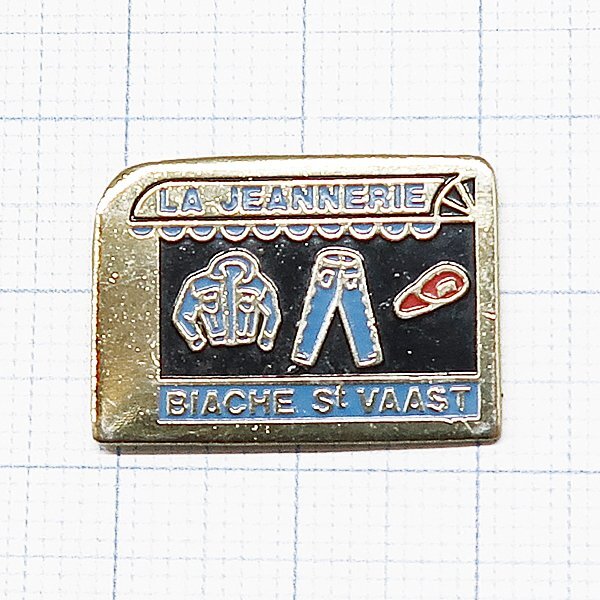 DKG P3265★ PINS ピンズ ピンバッチ ピンバッジ ピンバッヂ LA JEANNERIE ジーンズ ジージャン 帽子 ショップ BIACHE St VAAST拍卖