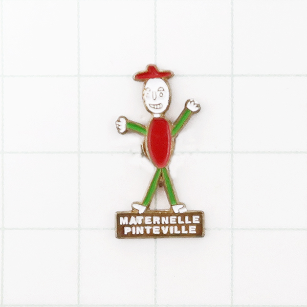 ★DKG★ PINS ピンズ フランス 雑貨 ピンバッチ ピンバッジ ピンバッヂ フランスピンズ P231 幼稚園 ピンテビル幼稚園 子供 子ども こども拍卖