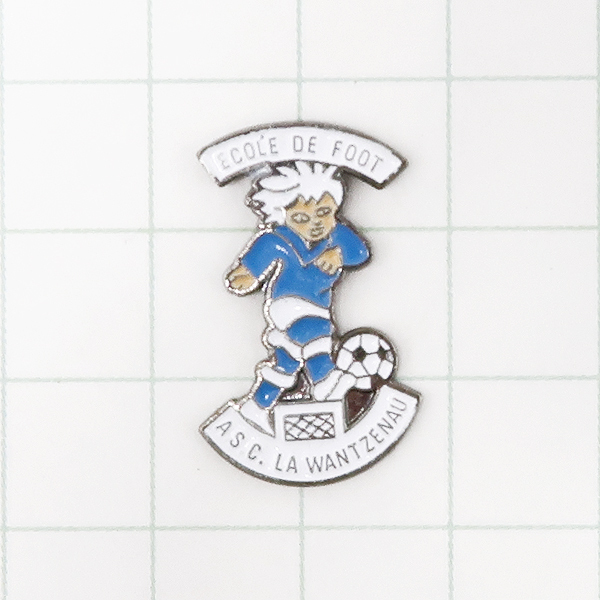 ★DKG★ PINS ピンズ フランス 雑貨 小物 ピン ピンバッチ ピンバッジ ピンバッヂ フランスピンズ P27 ecole de foot サッカースクール拍卖