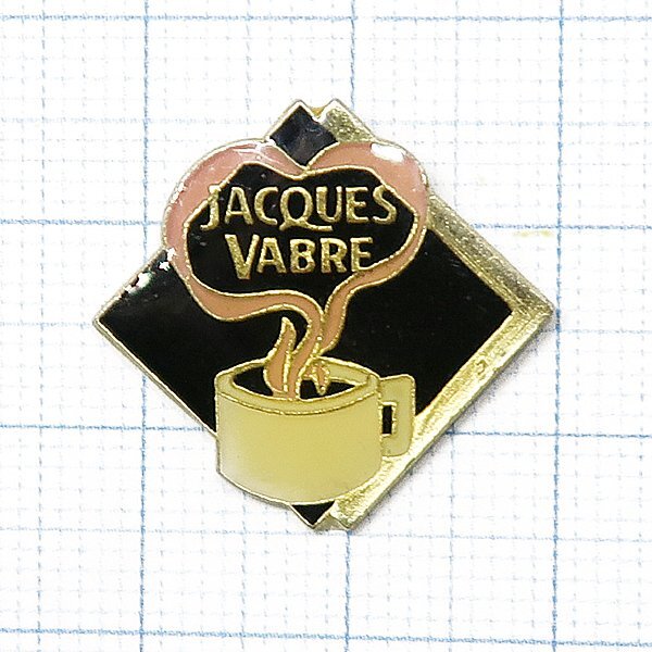 DKG P3234★ PINS ピンズ ピンバッチ ピンバッジ ピンバッヂ JACQUES VABRE ジャック ヴァブル コーヒー 珈琲 コーヒー豆会社 コーヒー豆拍卖