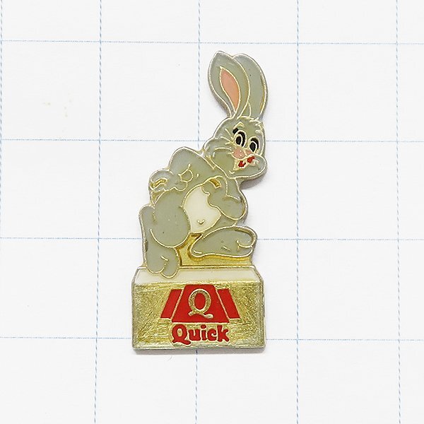 DKG★ PINS ピンズ ピンバッチ ピンバッジ ピンバッヂ P2006 Quik クイック ハンバーガー ウサギ クイックハンバーガー バニー拍卖