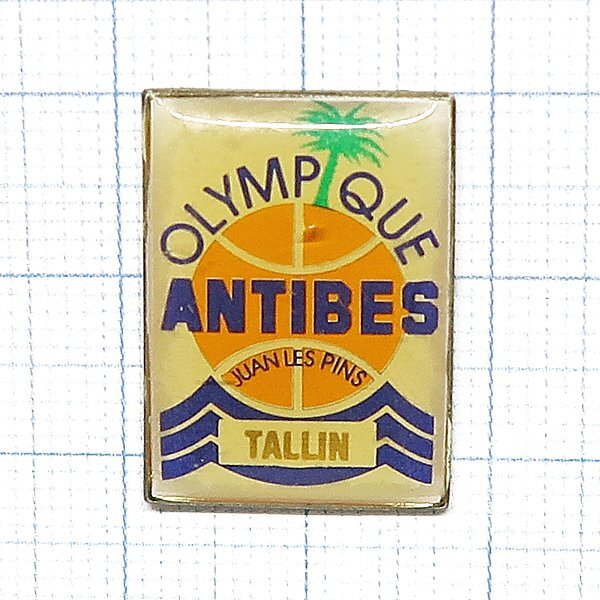 DKG P3311★ PINS ピンズ ピンバッチ ピンバッジ ピンバッヂ ANTIBES アンティーブ バスケットボール BASKETBALL OLYMPIQUE拍卖