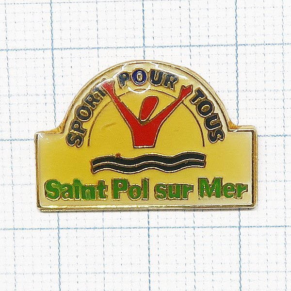 DKG P2977★ PINS ピンズ ピンバッチ ピンバッジ ピンバッヂ SPORT POUR TOUS Saint Pol sur Mer サン・ポル・シュル・メール拍卖