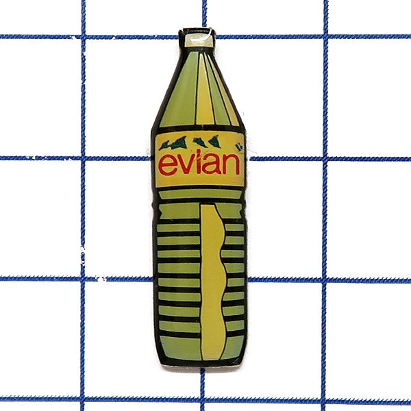 DKG★ PINS ピンズ ピンバッチ ピンバッジ ピンバッヂ P2521 evian 水 エビアン ミネラルウォーター エヴィアン ミネラル ウォーター拍卖