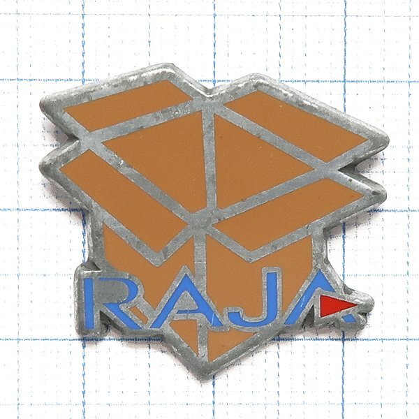 DKG★ PINS ピンズ ピンバッチ ピンバッジ ピンバッヂ P2777 RAJA 開いた段ボール箱 RAJA CARTON BOX拍卖