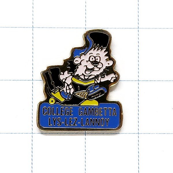 DKG★ PINS ピンズ ピンバッチ ピンバッジ ピンバッヂ P1977 COLLEGE GAMBETTA LYS-LEZ-LANNOY ガンベッタ 大学拍卖