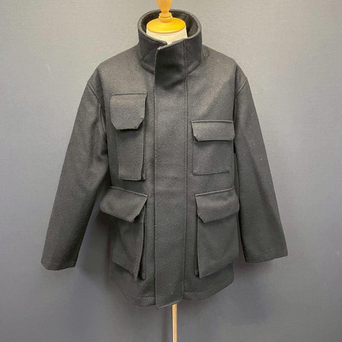 A.P.C. ANBULANCE JACKET アーペーセー アンバランス ジャケット size S ブルゾン ブラック アウター メルトンコート 24AW 拍卖