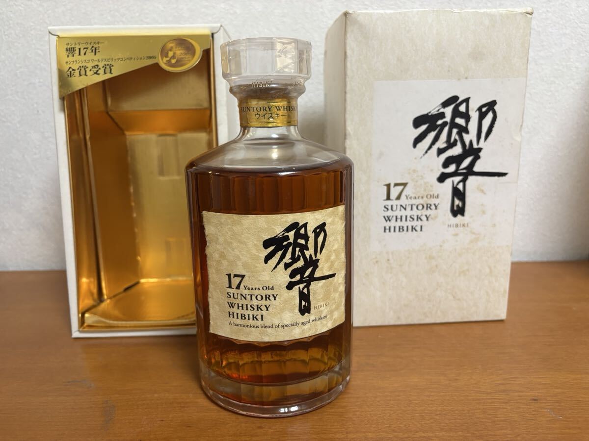 サントリーウイスキー響17年裏ゴールドラベル 新品未開栓 箱付拍卖