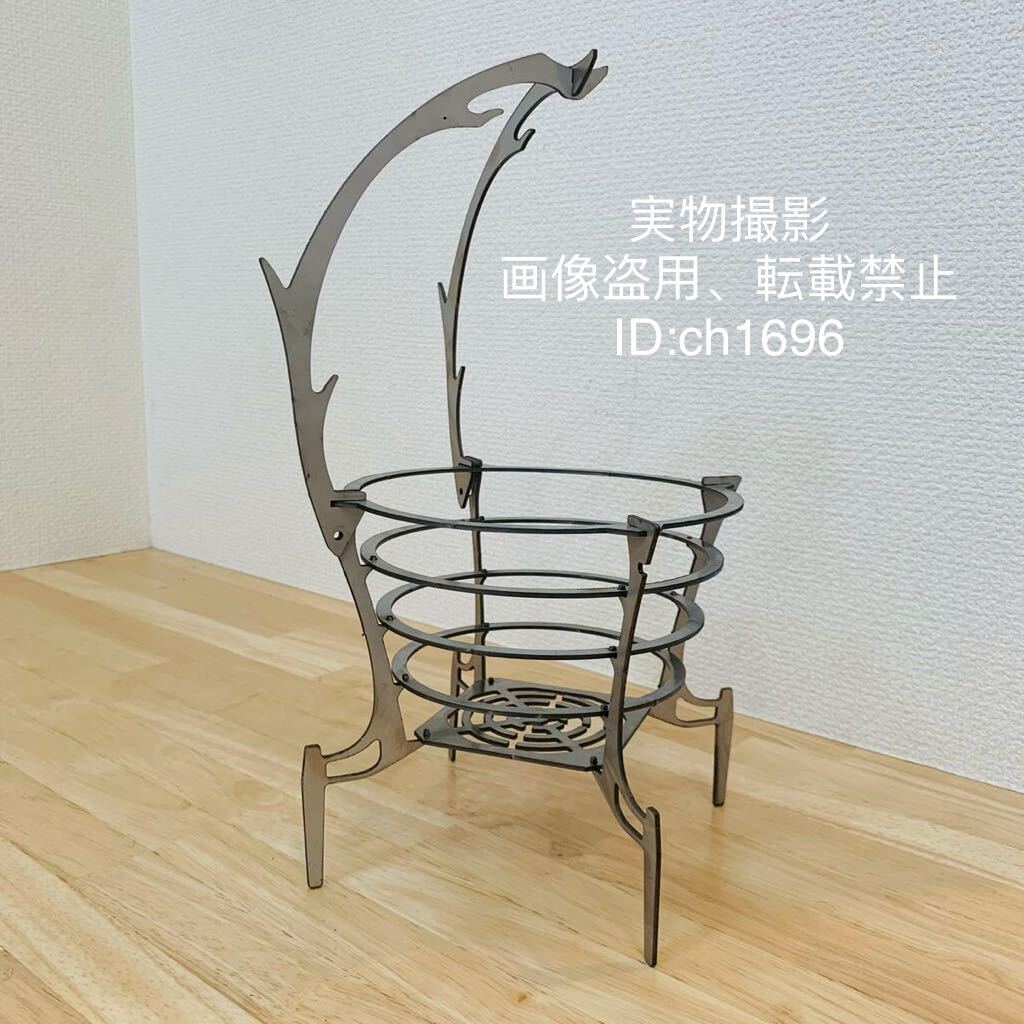 キャンプ用 ミニ組立式焚火台 軽量400g コンパクト 携帯便利 ステンレス製 焚火 收袋付き14.5cm×33cm アウトドア ソロ 野外登山拍卖