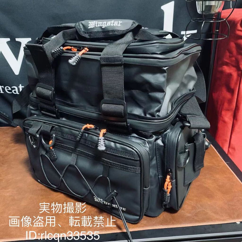 アウトドア 超高品質 ブラック 大容量收納バッグ 高さ10cm 増す 完全撥水 厚くして衝突を防ぐ アウトドア 野外登山 36cmx22cmx26/36cm拍卖