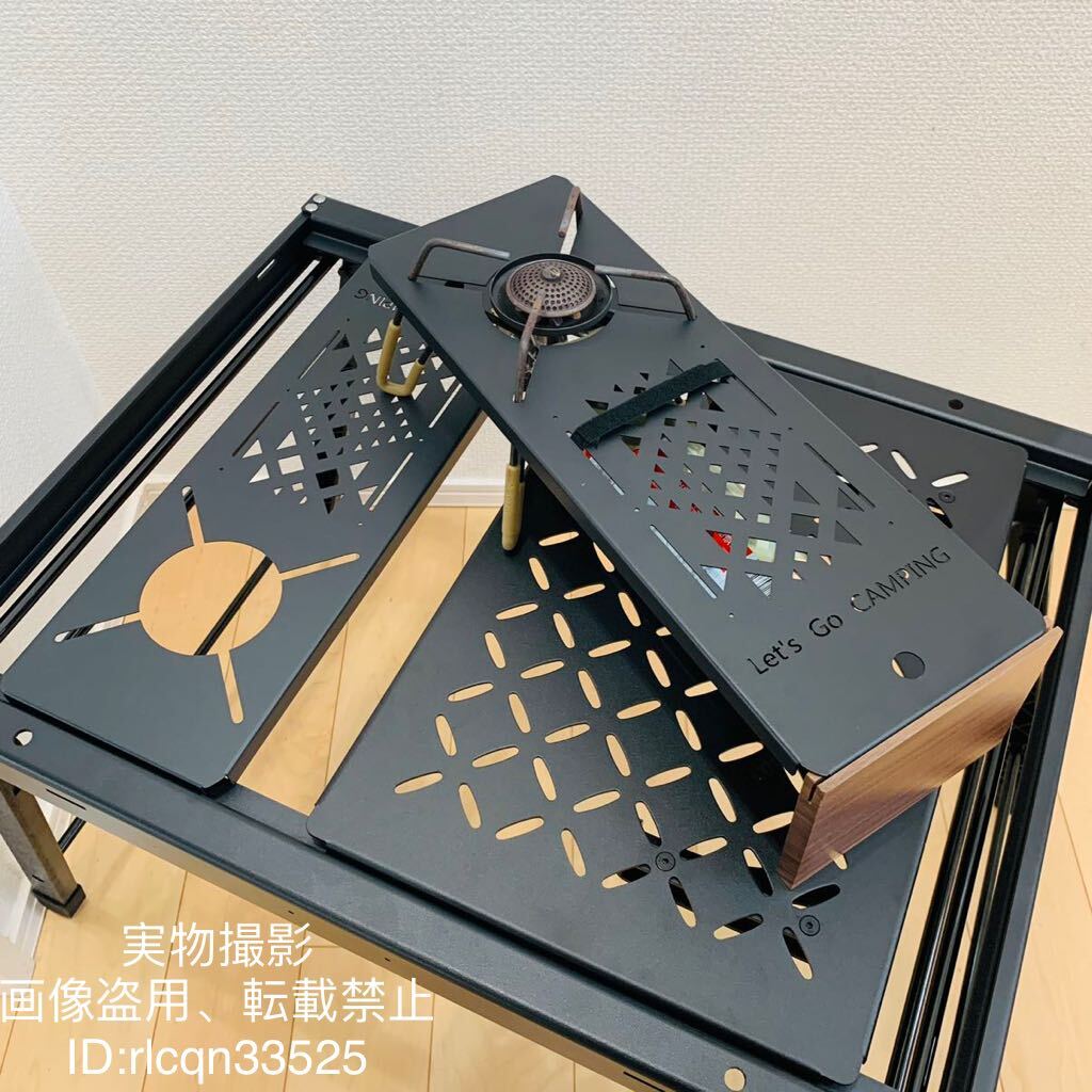 SOTOバーナー用 0.5ユニット多機能天板 ミニテーブル snowpeak igt規格対応 ステンレス製 収納ケース付 36×12.5×9cm キャンプ アウトドア拍卖