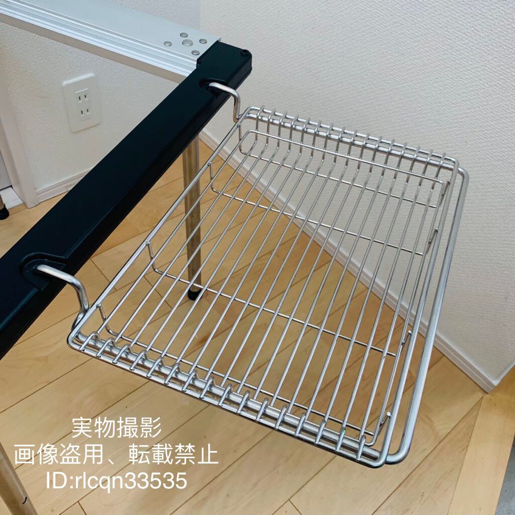 Snowpeak スノーピークIGT規格 1ユニット テーブルステンレスメッシュとハンガー 2点セット 互換品 ステンレス製 キャンプ アウトドア拍卖