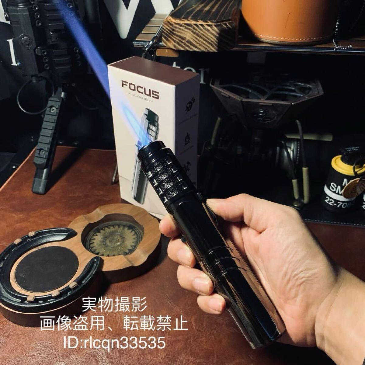 地表最強炎 ディングトーチ アウトドア ガストーチ めっき黒 火力調節 ロック付き キャンプ サバイバル ハイキング 野外登山 拍卖