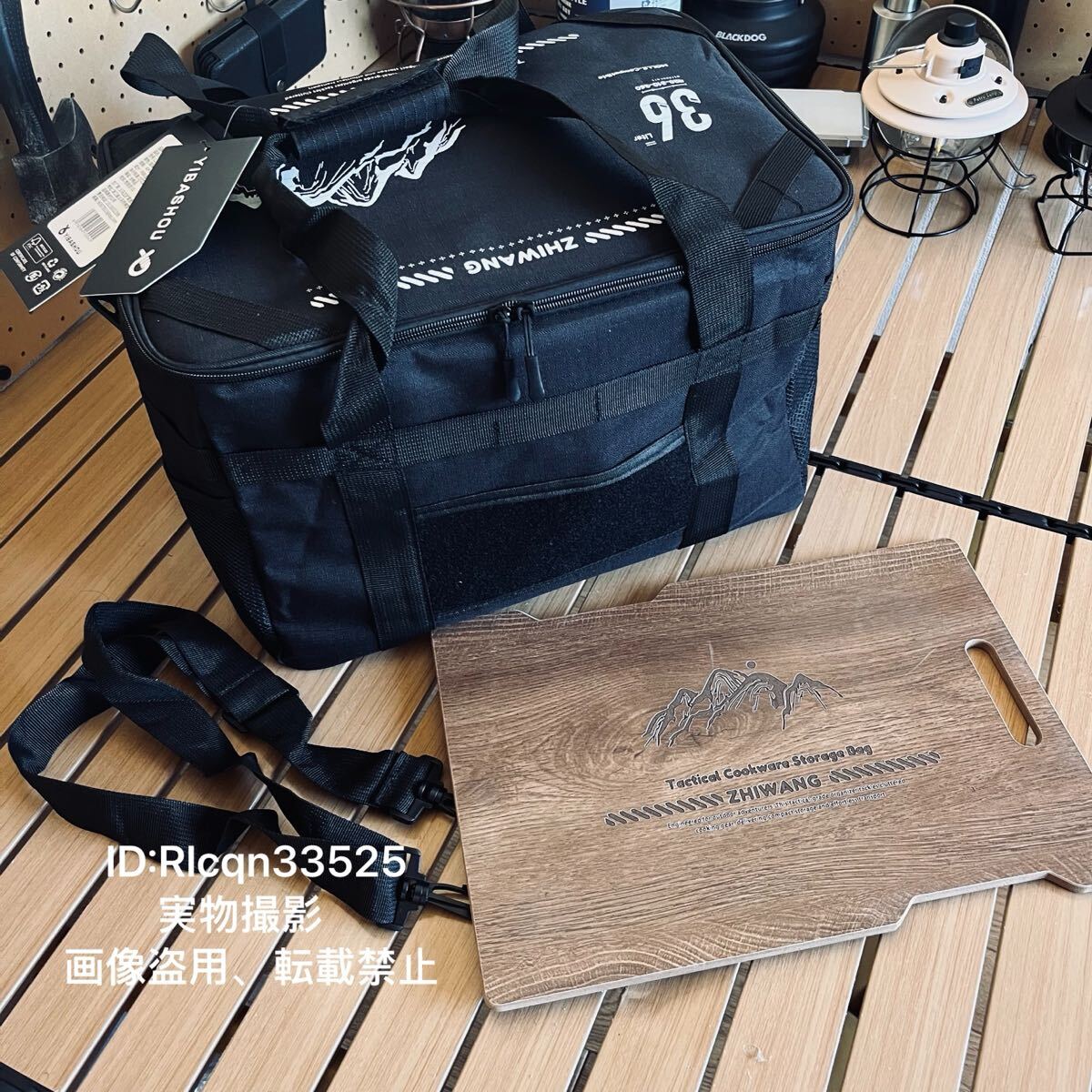 天板付き 36L大セイズ キャンプ 超高品質 多機能收納ケース 自立式 大容量収納バッグ 厚くして衝突を防ぐ アウトドア 登山 41×30×28cm拍卖