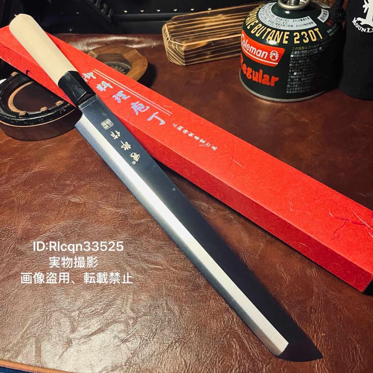 超高品質 切付包丁 片刃本格刺身包丁 高級ステンレス鋼 木製ハンドル 料理包丁 和包丁 刃長27㎝ 全長42cm 包丁 刃厚4mm拍卖