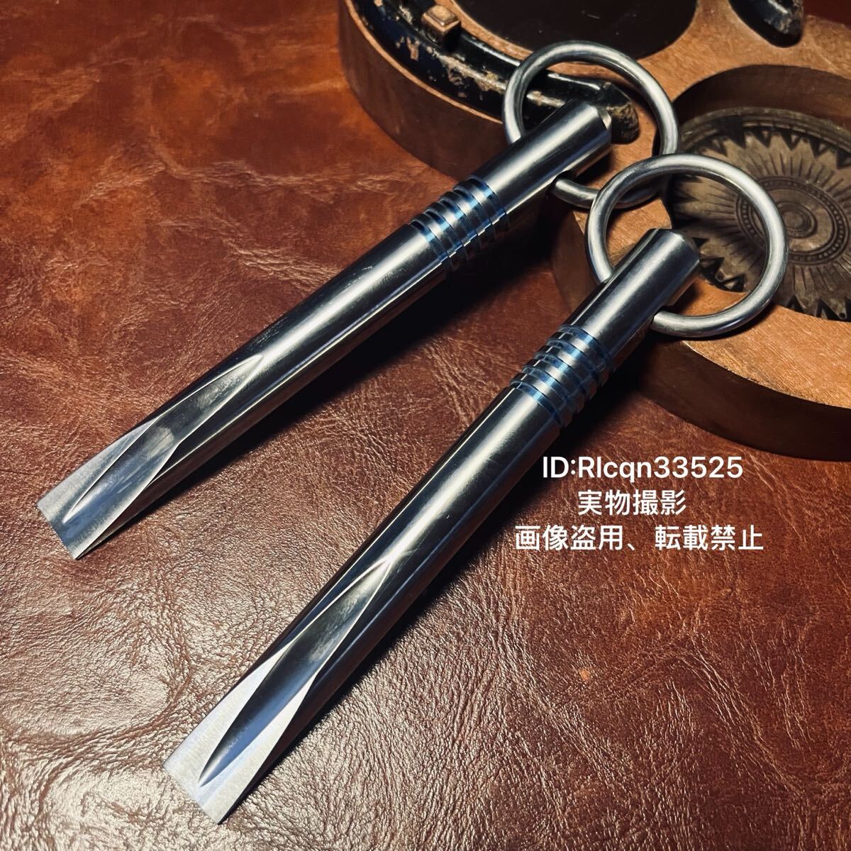 新品 2本セット 64チタン製 底物師 完璧底物石鯛ツール ピトン ペグ 陽極酸化 底物磯釣り 長13cm 径13mm頑強で、海水でも錆びません拍卖