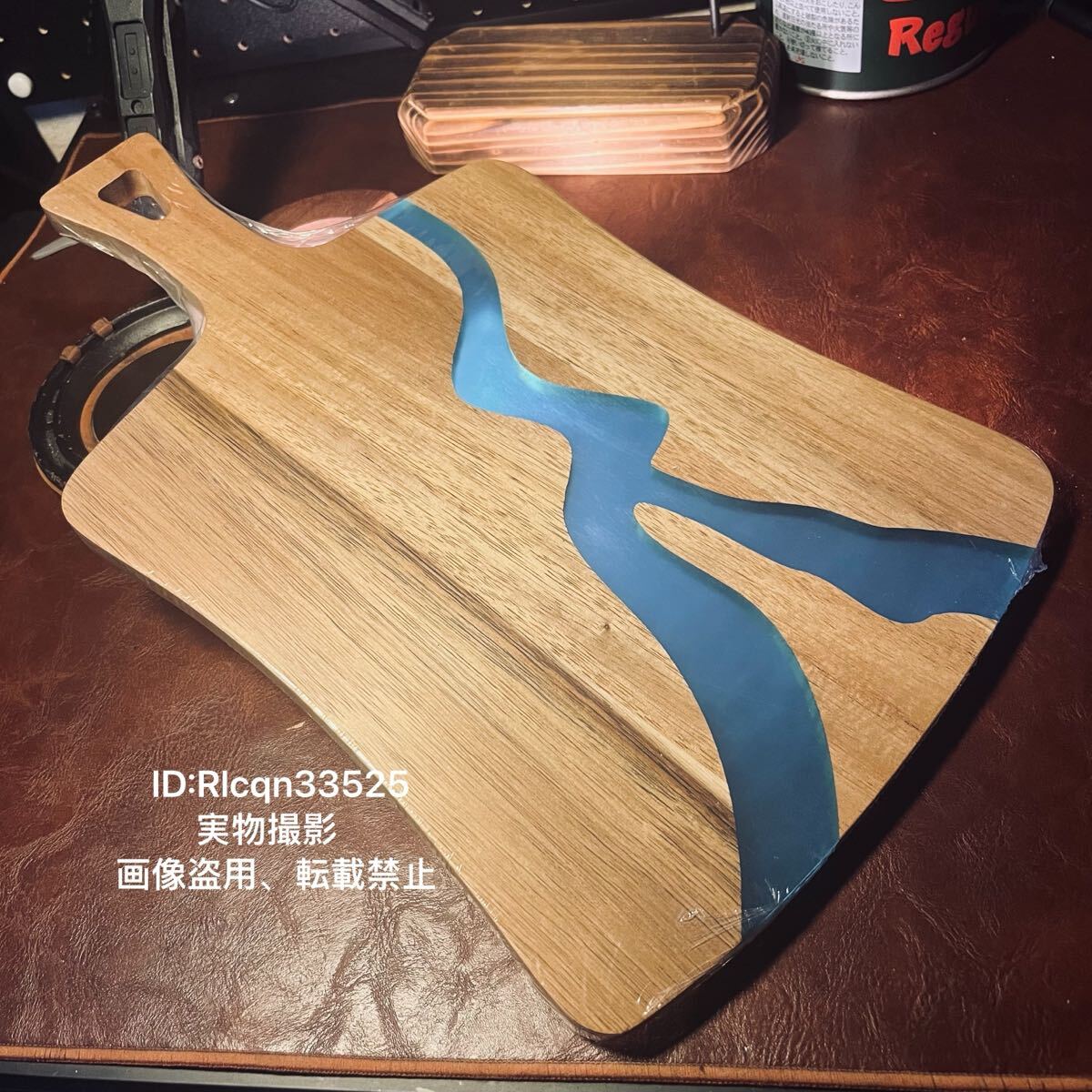 新品 超高品質 河川まな板 天然木製 厚約15mm キャンプまな板 調理用 高級天然木 まな板 アウトドア 野外登山 36x22cm拍卖