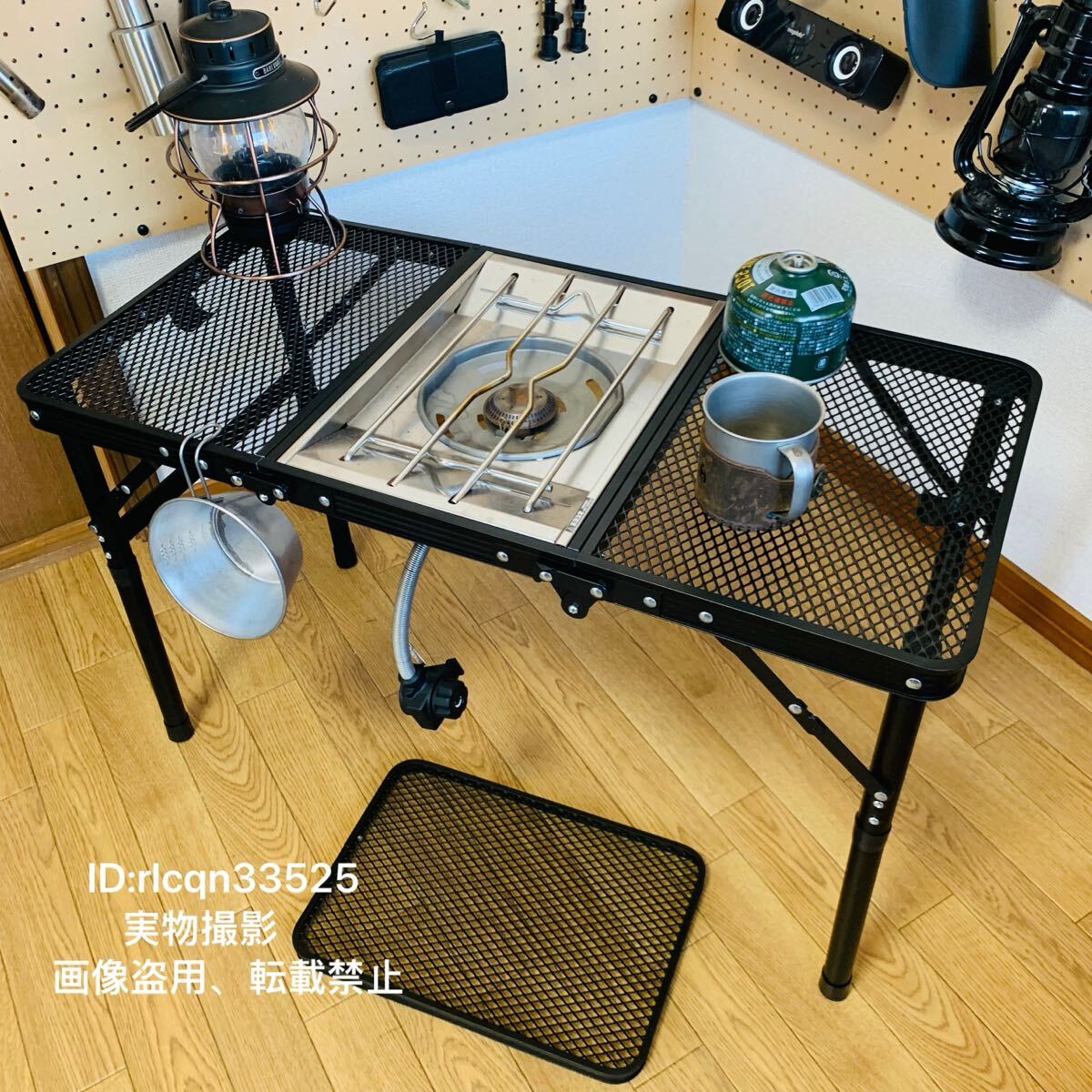 Snowpeak スノーピークIGT規格 折りたたみテーブル アルミニウ合金製 超軽量2.65kg キャンプ アウトドア 収納付き81.5x38x48.5cm拍卖