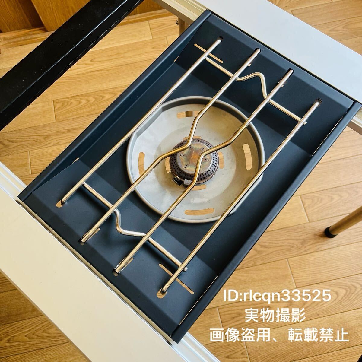 Snowpeak スノーピークIGT規格 GS-450Rフラットバーナー専用 ブラック トッププレート 耐熱塗装 ステンレス製 互換品 キャップ アウトドア拍卖