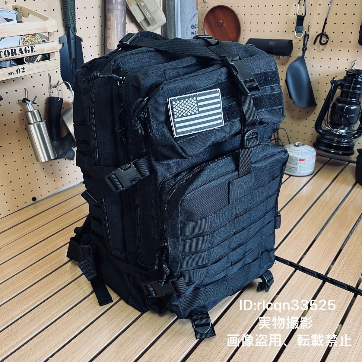 アウトドア用 超高品質 大型 50L バックパック リュックサックミリタリー 大容量 多機能防水 サバゲー装備 キャンプ 野外登山 28×28×48cm拍卖