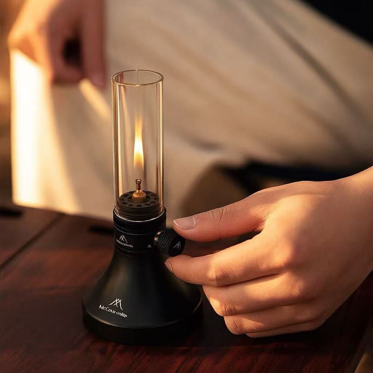 アウトドア超高品質 ガスランタンとミニ20gOD缶 セット アルミ製 CB缶充てん式 キャンプ 登山8x16.5cm ケース付拍卖