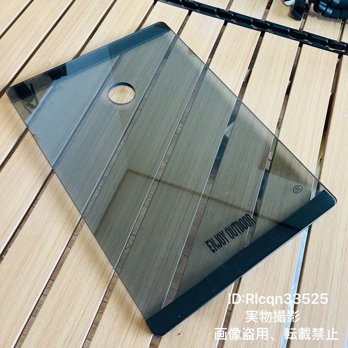 新品 Snowpeak スノーピークIGT規格 1ユニット 光影天板 goalzero穴 強化ガラス製 36×25×0.5cm キャンプ アウトドア 拍卖