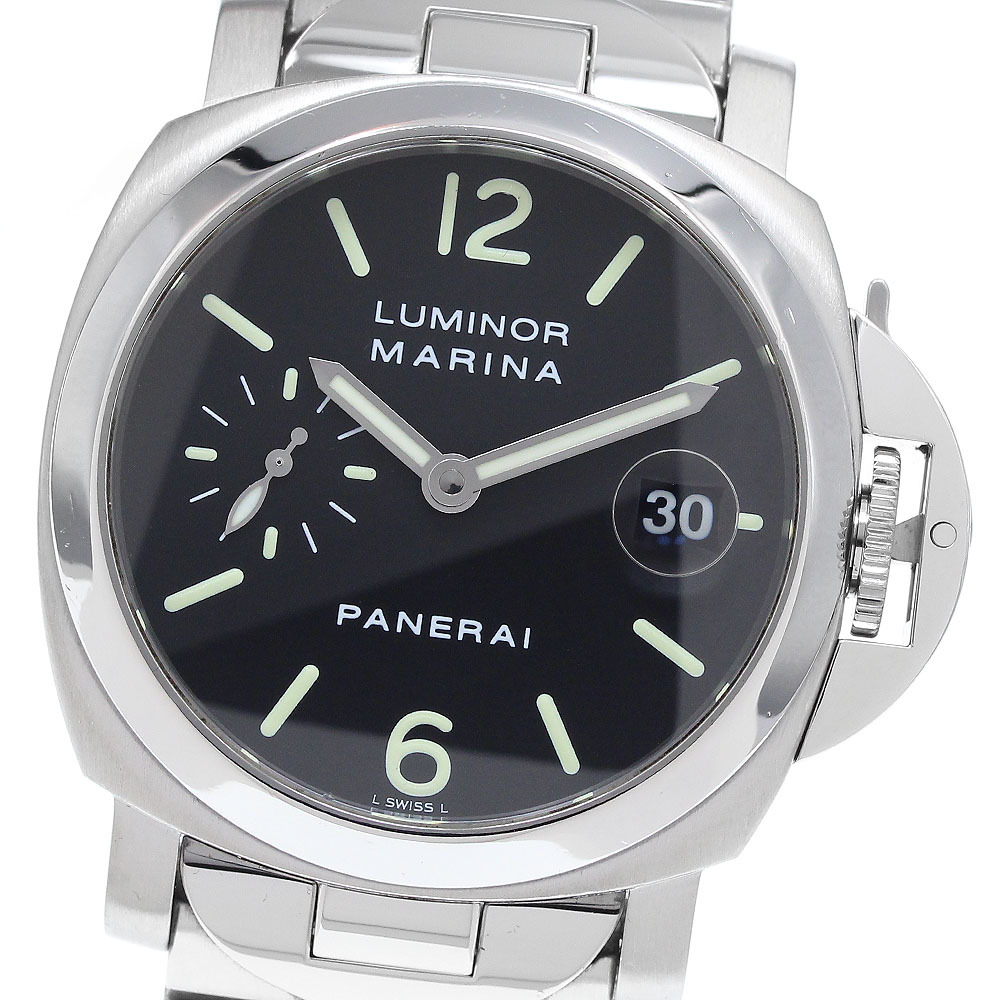 パネライ PANERAI PAM00050 ルミノールマリーナ スモールセコンド デイト 自動巻き メンズ 箱・保証書付き_914683拍卖