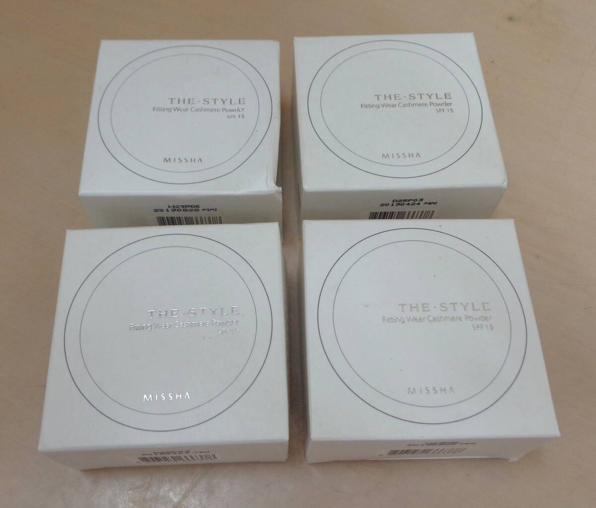 X5★MISSHA ミシャ☆フィッティング ウェア カシミアパウダー No.3シャイニングベージュ★4個拍卖
