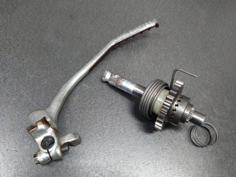 NSR250RK 89年HRC F3レーサー純正キックペダル アーム キックギア スピンドル NSR250 MC18 MC21 RS250R MC28拍卖