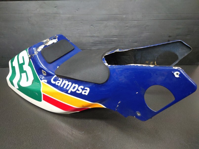 NSR250RK 89年HRC F3レーサーRS250R NF5 90年KDC製FRPシートカウル テールカウルASSYシングルシートNSR250 MC18 MC21 RS250R MC28拍卖