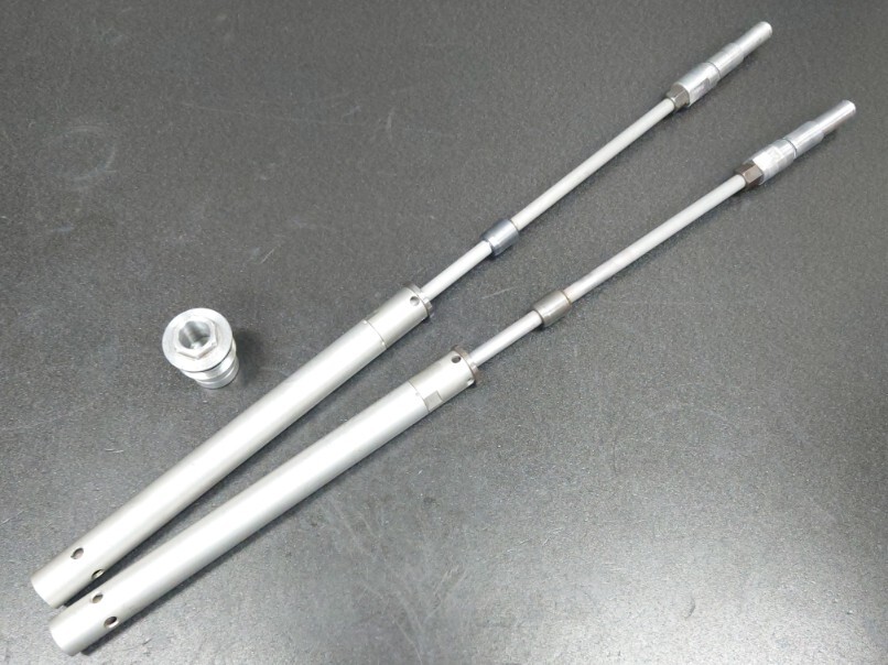 RS125R NX4 HRC レーサー純正アジャスタブル倒立フロントフォーク用インナーカートリッジASSY SHOWA 減衰調整NF4 TZ125 NSR250 RS125 RS250拍卖