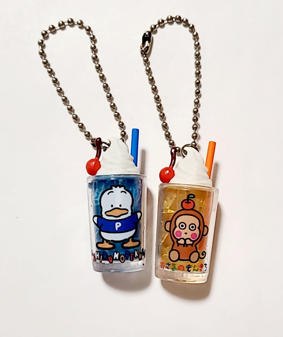 サンリオ あひるのペックル おさるのもんきち キーチェーン キーホルダー ストラップ拍卖