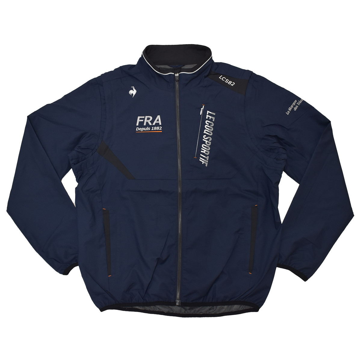 【新品未使用】LE COQ GOLF ルコックゴルフジャケット ネイビー L ゴルフウェア メンズ ☆100円スタート送料無料拍卖