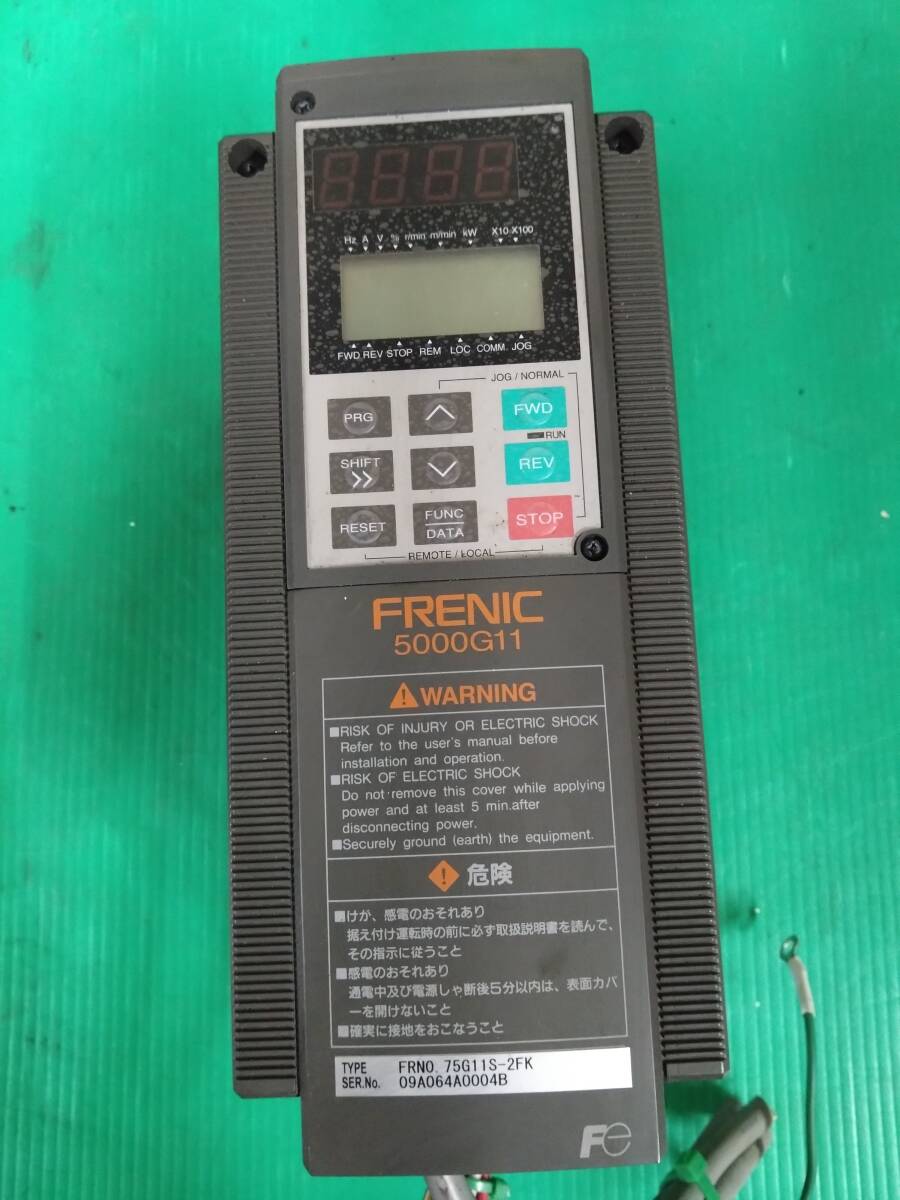 80 2F奥右 NR071105-7 低圧インバータ 5000G11 75G11S-2FK 富士電機拍卖