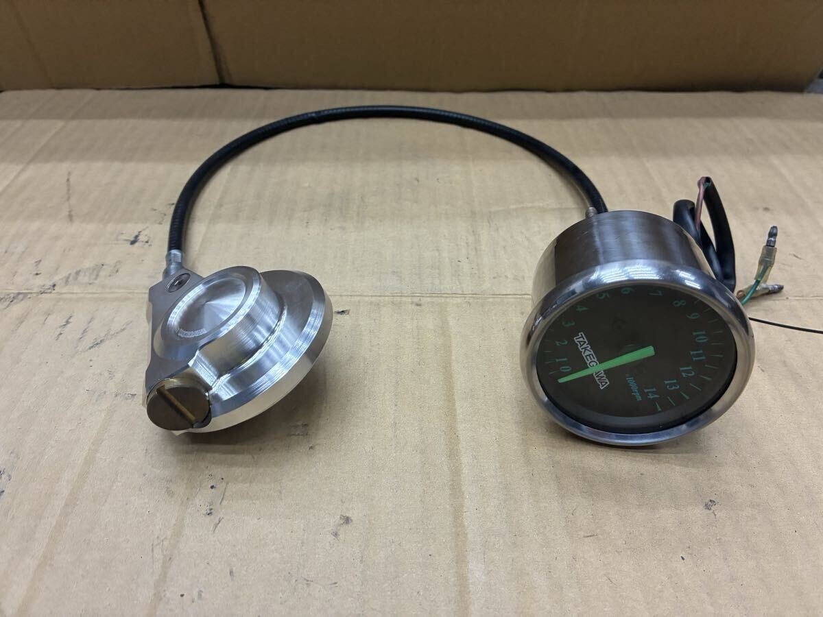 武川 機械式 タコメーター ビレットタコメーターユニット ワイヤー セット 検 モンキー タケガワ キタコ デイトナ 取り出し口拍卖