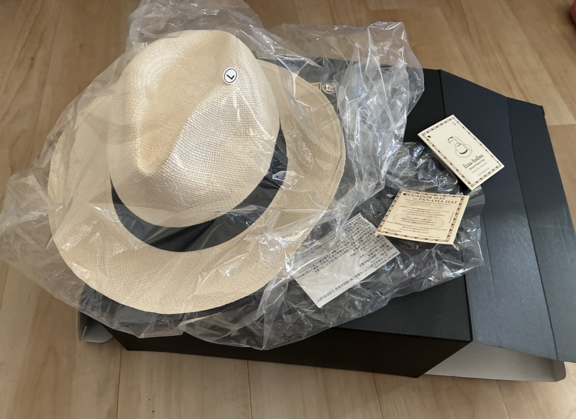 デッドストック 矢沢永吉 パナマハット サイズL オフィシャル正規品拍卖