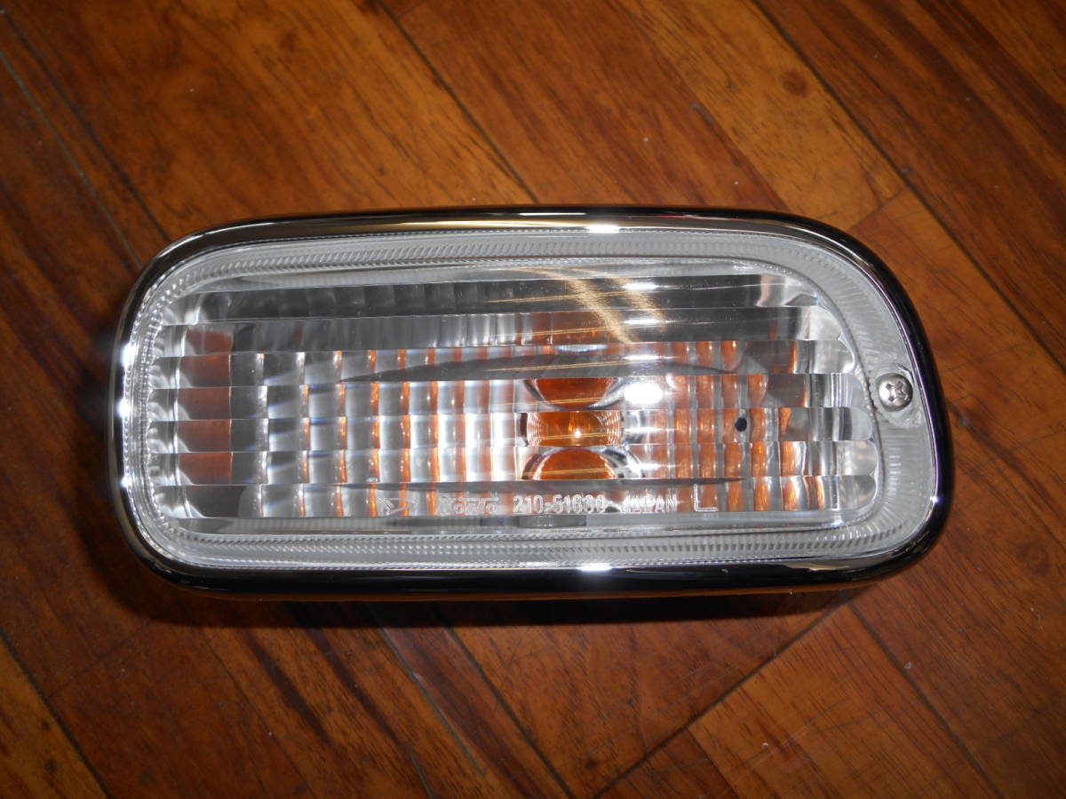 L700S ミラジーノ 新品 純正ウィンカーレンズ ASSY 左 助手席側 フロント ウィンカーユニットASSY オレンジバルブ付 水漏れ修理拍卖