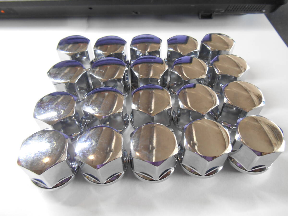 メッキホイールナット ショート袋ナット テーパー 20個入 M12 ピッチ1.25 対辺19㎜ REMA製ドイツメーカー スズキ ジムニー拍卖