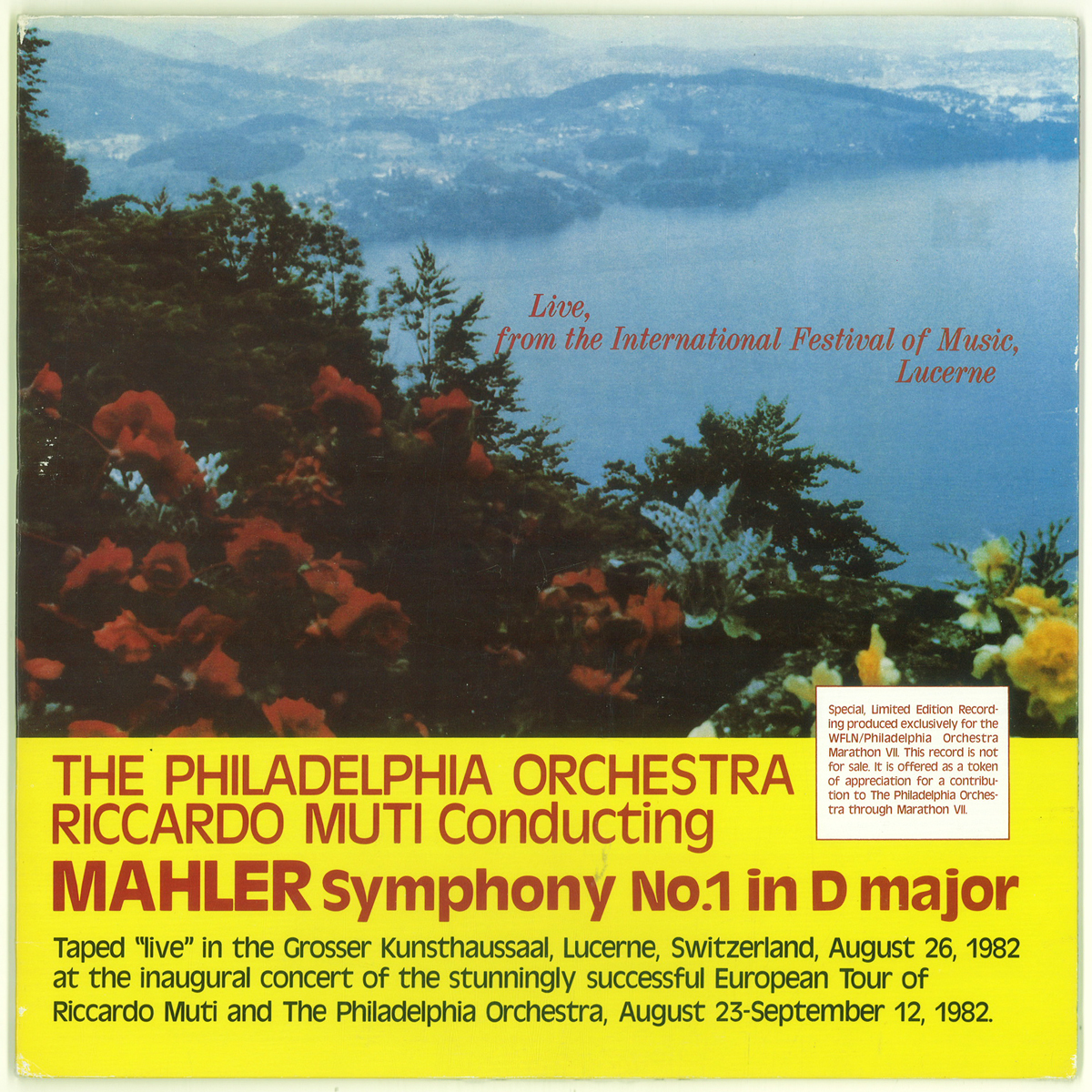 米フィラデルフィア管自主製作 マーラー「巨人」 ムーティ '82Live拍卖