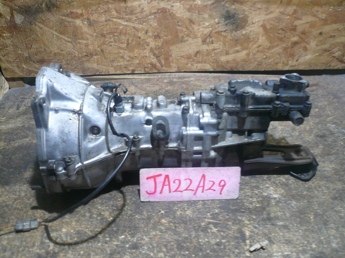 A29 本州送料2900円 ジムニー JA22 ミッション 5MT 後期 動作確認済拍卖