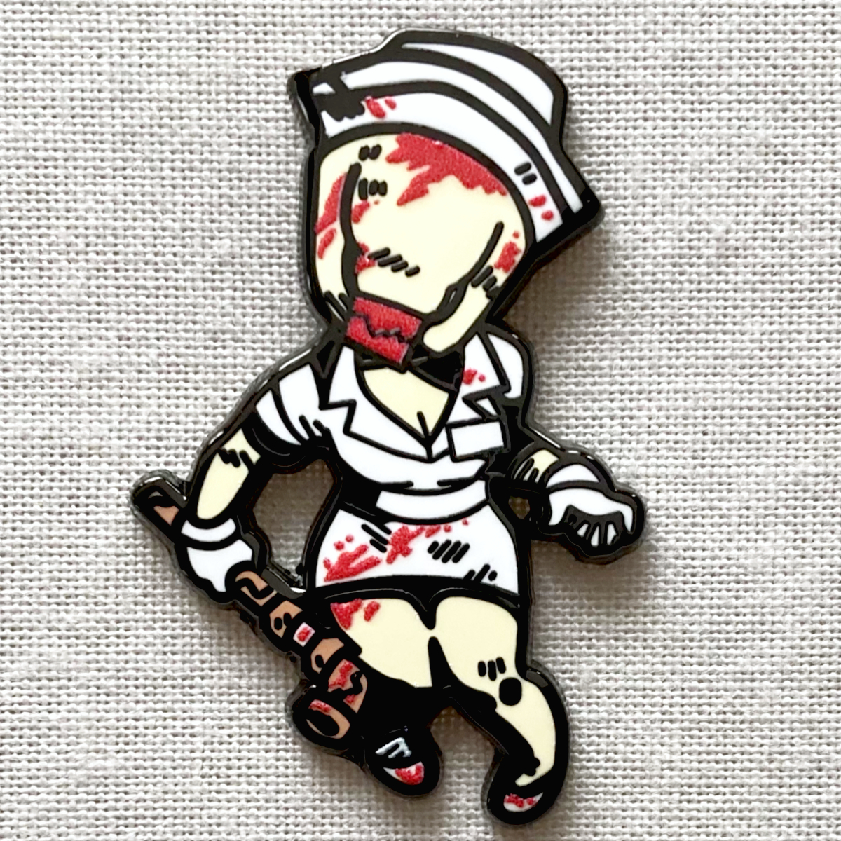 バブルヘッドナース サイレントヒル セクシー看護婦さん かわいい◆ピンバッジ ピンズ バッチ ブローチ◆ゲーム ホラー 映画拍卖