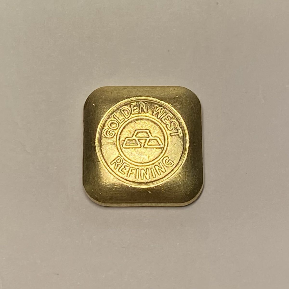 オーストラリア 古銭 四角金貨 20*20*4mm 11.42g CREDIT GOLD インゴット 硬貨 蔵品 金貨拍卖